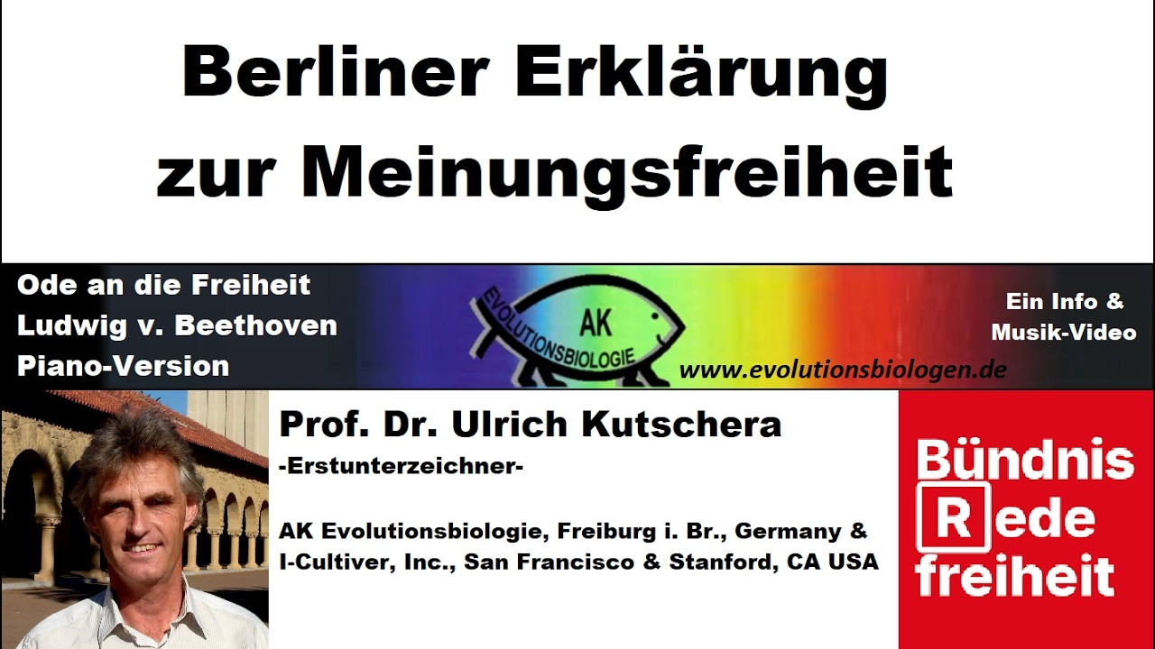 Ode an die Meinungsfreiheit: Berliner Erklärung anschaulich erklärt