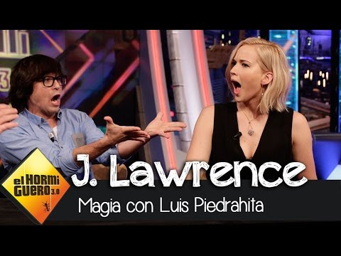 Jennifer Lawrence hace magia con Luis Piedrahita - El Hormiguero 3.0