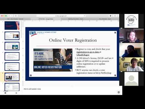 Voter Registration Best Practices and Public Health...