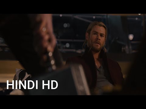 Avengers: Age Of Ultron | Lifting Thor's Hammer Scene In Hindi HD