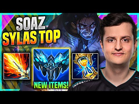 SOAZ PICKS SYLAS WITH NEW ITEM EVERFROST!  - Zoaz Plays Sylas TOP vs Sion! | Preseason 11