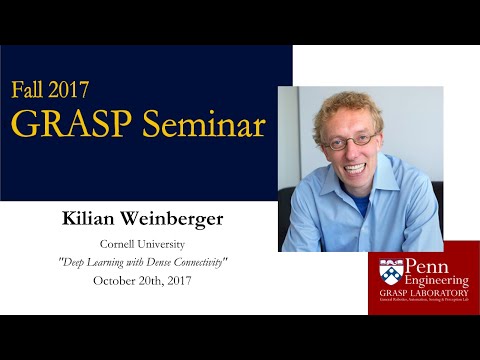 Fall 2017 GRASP Seminar Series: Kilian Weinberger - October 20th