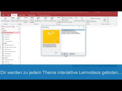Abfragen erstellen mit Microsoft Access (2016) | Tutorial