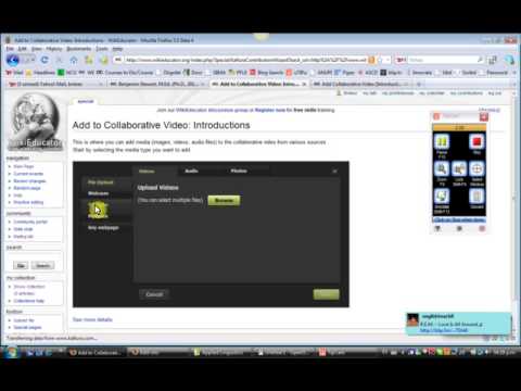 wikieducator-collaborative video