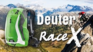 Deuter Race X / steel-fire (32123 3515) - відео 4