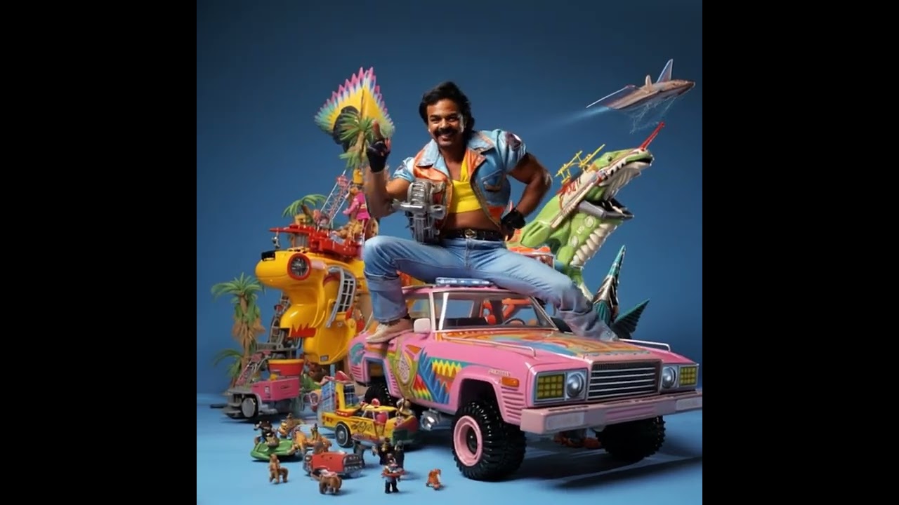 Animating one of my #OpenSea oddities #1980s #toys #aiart #midjourney #mikegalactic