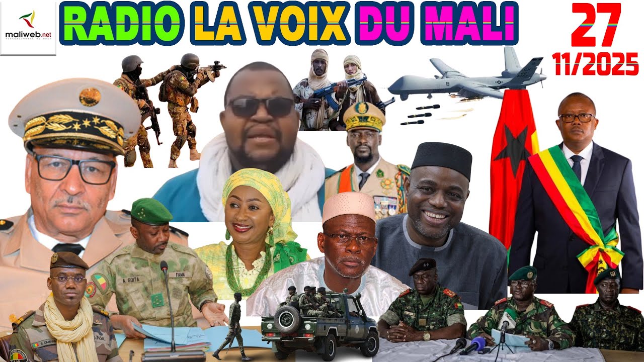 La Revue de Presse de la RADIO LA VOIX DU MALI du 27 Novembre 2025