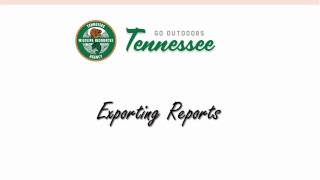 TWRA Service Desk Training - Exporting Reports