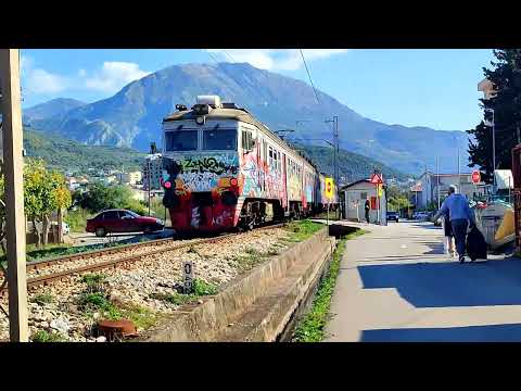 Comparison of trains in Montenegro (The railway is knackered)