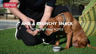 Dexas (Дексас) Snack DuO™ with Collapsible Cup Бутылка двойная для воды и корма или лакомств со складной миской для собак и кошек