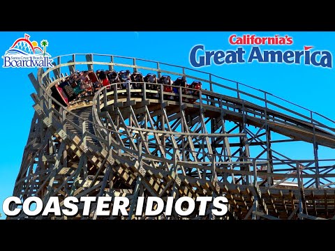 Coaster Idiots Last Visit to California's Great America? Plus a Visit to Santa Cruz Beach Boardwalk!