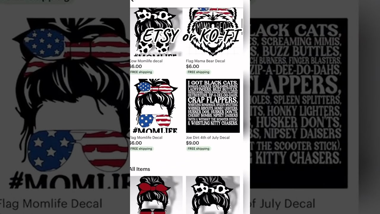 Explore unique decals & stickers for your style #decal #etsy #kofi #shop