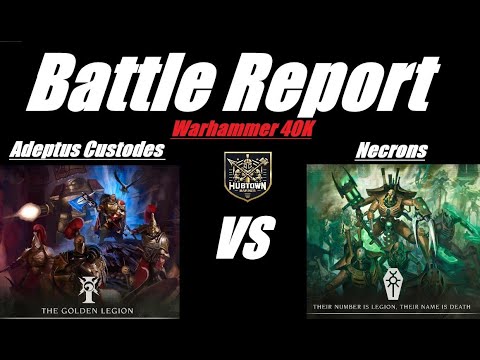 Battle Report Custodes vs Necrons Lions of the Emperor Warhammer 40K