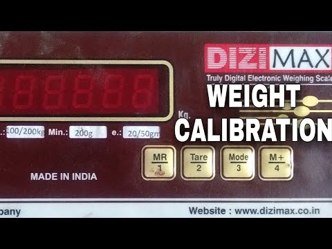 DIZIMAX 200 KG WEIGHT CALIBRATION