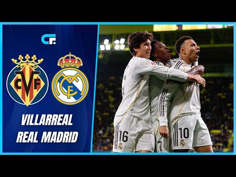 ✅ REAL MADRID VENCIÓ 2-0 al VILLARREAL y es NUEVO LÍDER de la LIGA de ESPAÑA