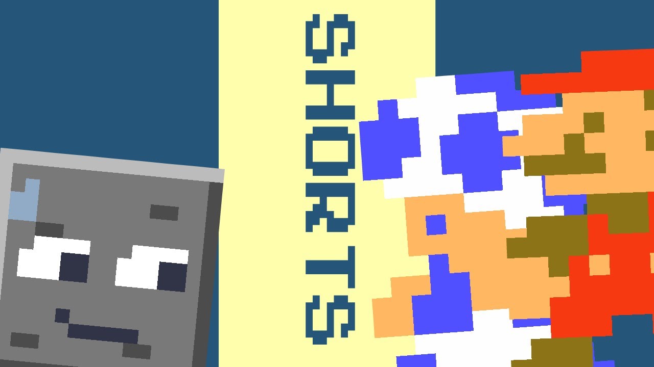 Mario's New Years Fail | Pixelcraftian #Shorts