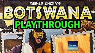 Botswana Board Game | Playthrough