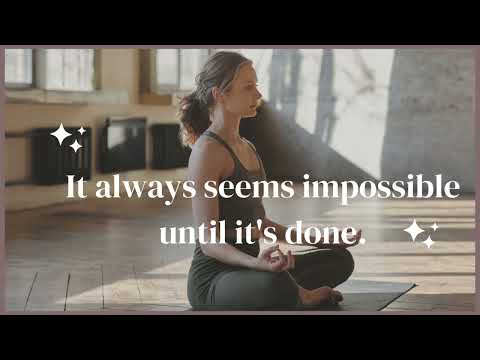 It always seems impossible until it's done