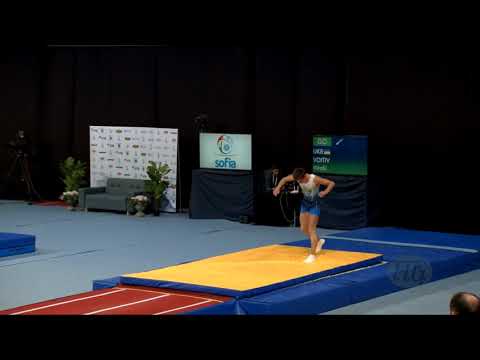 VOITIV Vitalii UKR   2017 Trampoline Worlds, Sofia BUL   Qualification Tumbling Routine 1