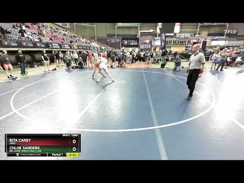2024 Junior Girls Folkstyle Nationals:  Rita Carey vs Chloe Sanders: 140 Ibs 3rd Place Bout