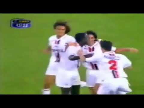 Serie A 1995 1996 day 03 Roma   Milan 1 2 Weah first goal