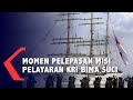 Kemeriahan Pelepasan Misi Pelayaran KRI Bima Suci Di Surabaya