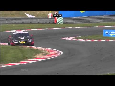 DTM Brands Hatch Edoardo Mortara Crashes