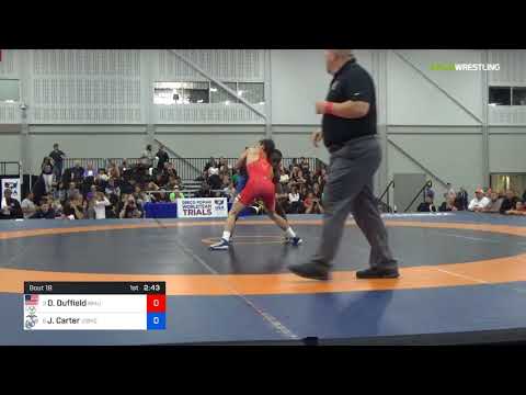2018 Senior Greco Roman WTT/Greco Roman 55 Quarter-Finals - Dalton Duffield (NMU) Vs. Jemone Carte