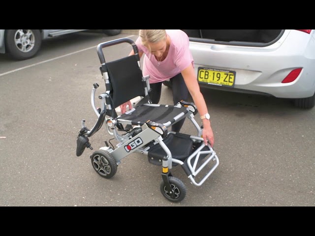 i Go Folding Electric Wheelchair Video