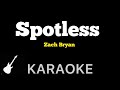 Zach Bryan - Spotless | Karaoke Guitar Instrumental ft. The Lumineers
