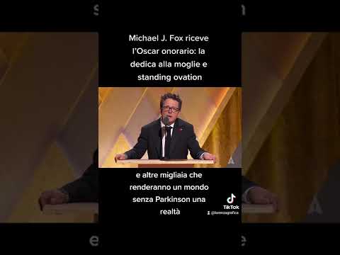 Michael J. Fox riceve l’Oscar onorario: la dedica alla moglie e standing ovation. Discorso toccante