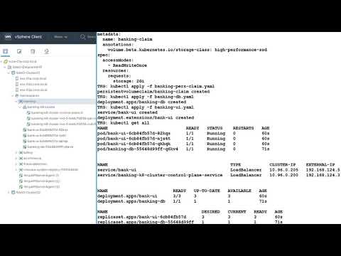 vSphere 7 with Kubernetes: Demo