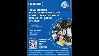 İSGÜM Elektrik Tesisatlarında Periyodik Kontrol Formlarındaki Eksiklik