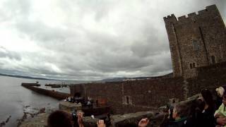 preview picture of video 'Two Tornado GR4 Flypast - Carrickfergus Armed Forces Day 2011'