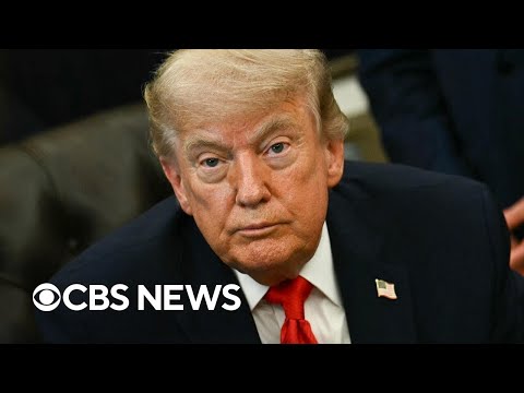 Trump takes questions on potential Iran peace deal progress after canceling strikes