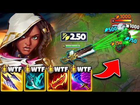 Senna but I trade my Sniper for a RAY GUN with this On-Hit build (2.50 ATTACK SPEED)