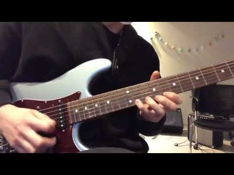 Pentatonic solo improv over Cm funk fusion