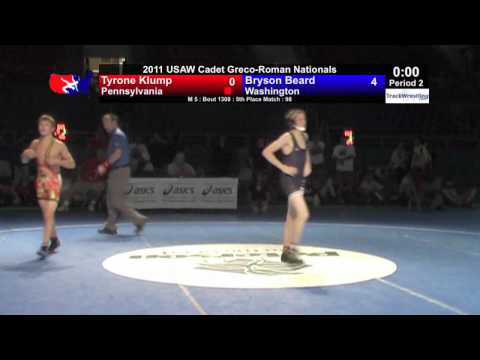 Cadet Greco 5th 98 - Tyrone Klump (PA) vs. Bryson Beard (WA)