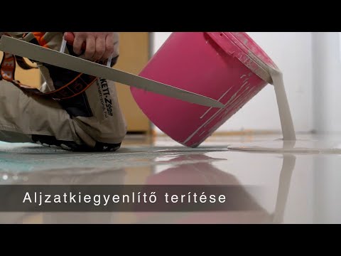 Aljzatkiegyenlítés! Önterülő aljzatkiegyenlítő! Hogy kell jó aljzatkiegyenlítést csinálni?