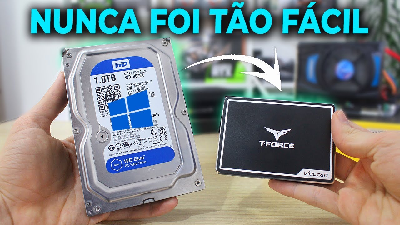 APRENDA TRANSFERIR O WINDOWS DO HD PARA SSD SEM PERDER NADA (FÁCIL E RÁPIDO)