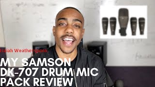 Video thumbnail for My Samson DK-707 Drum Mic Pack Review (Plus Live-Demo)! by Isaiah Weatherspoon