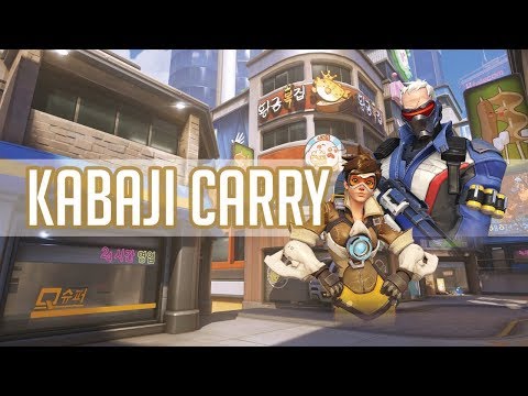 Overwatch - Kabaji Carry Mode as Tracer and Soldier 76 in High SR Game