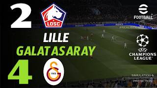 🔴 Lille - Galatasaray MAÇ ÖZETİ | ŞAMPİYONLAR LİGİ 2026/27 - eFOOTBALL SİMÜLASYO