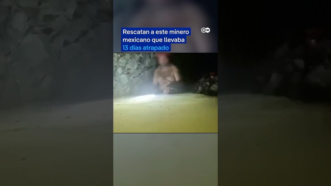 Rescatan con vida a un minero mexicano que llevaba 13 días atrapado tras un derrumbe en Sinaloa