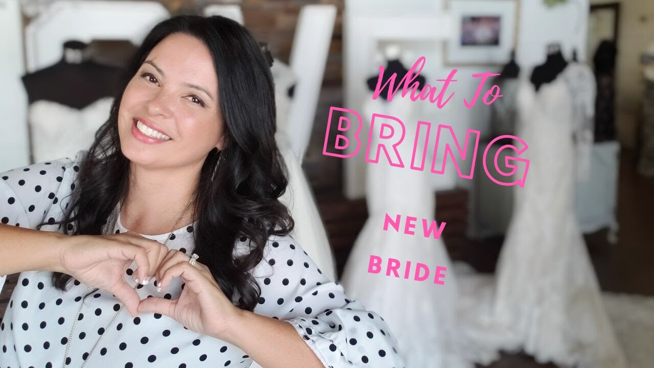 What to Bring to Try on Wedding Dresses