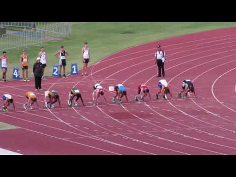 100m Semi 1 14M Adrian Armao 11.42 +1.5 Qld State Championships 2016