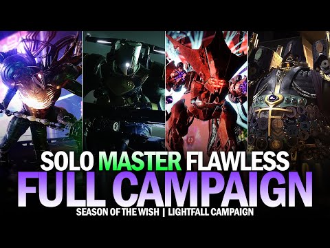 Solo Flawless Master Lightfall Full Campaign [Destiny 2]
