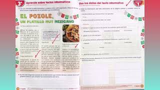 MDA Español, página 37 - Uso los datos del texto informativo. Tercer grado