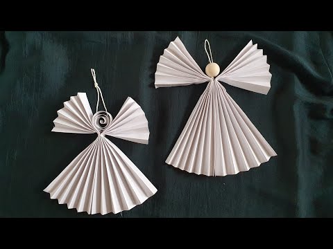 Tuto n°83: Objectif Noël - ange en papier