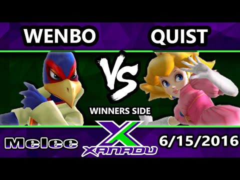 S@X 154 SSBM Tournament - Wenbo (Falco) Vs. Quist (Peach)
